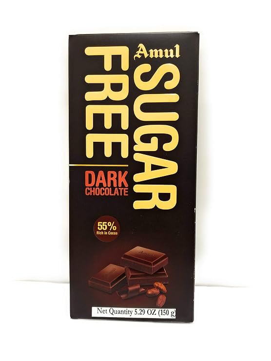 Amul Suger Free Dark Chocolate