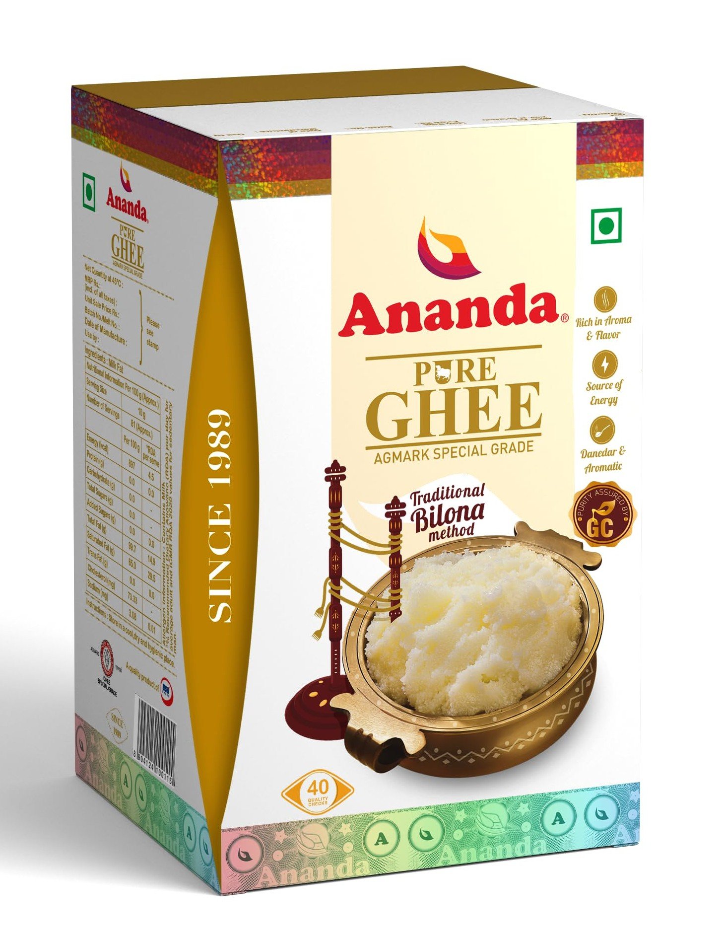 Ananda Pure Ghee 900Ml