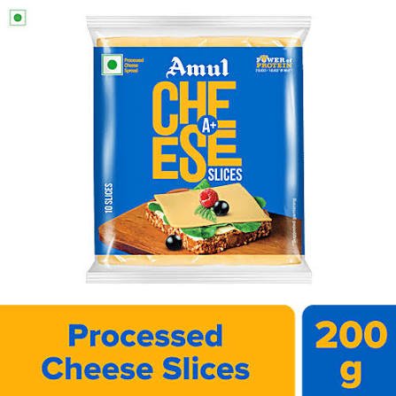 Amul Cheese A+ Slices 200G