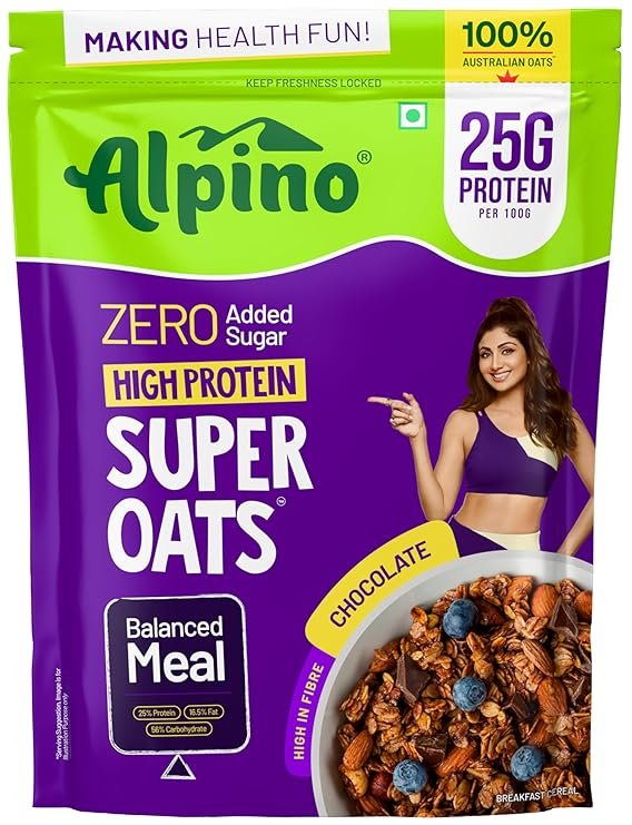 Alpino Chocolate Super Muesli Nuts & Cookies 400G