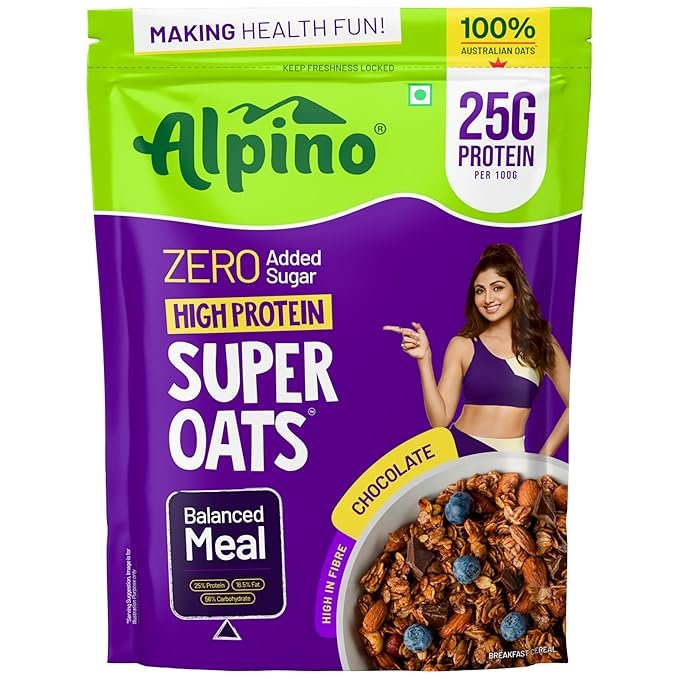 Alpino High Protein Super Oats Unsweetened 1Kg