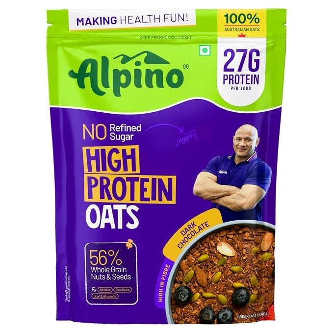 Alpino High Protein Oats Dark Chocolate 1Kg